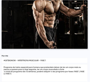 #GETBIGNOW - HIPERTROFIA MUSCULAR