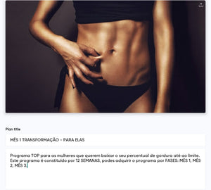 #GETFITNOW - TRANSFORMAÇÃO PARA ELAS